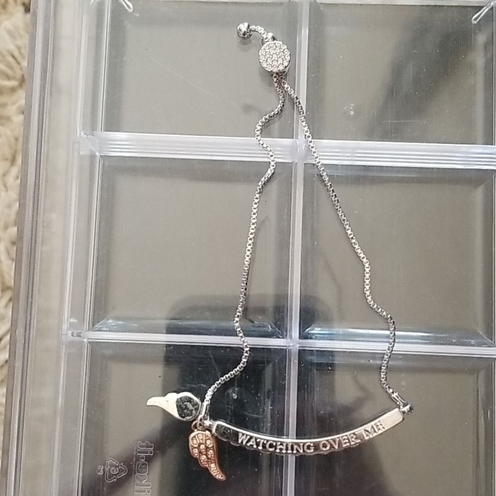 Angel wings bracelet adjustable